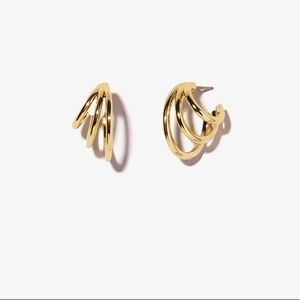 Ana Luisa Scarlett Triple Hoop Gold Earrings